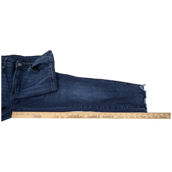 Seven7 High Rise Ankle Skinny Jeans Womens 10 Blue Pants Stretch *READ - Picture 14 of 15